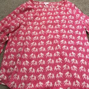 Pixley elephant blouse